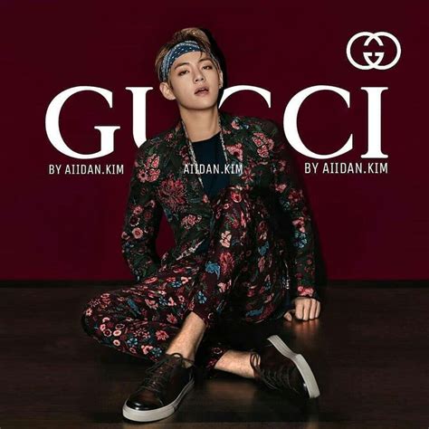 v bts gucci|bts members v gucci.